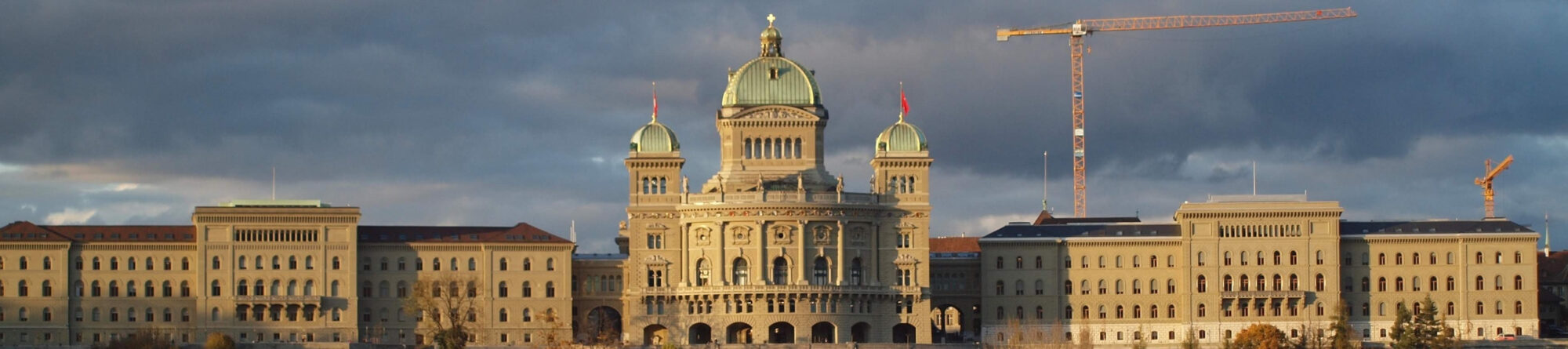 Das Bundeshaus in Abendstimmung